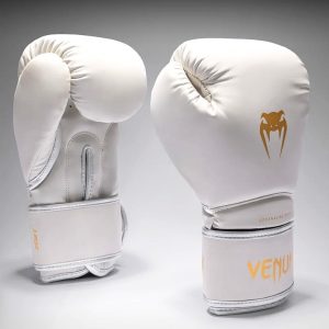 боксови ръкавици venum contender 1.5 ivory/ gold
