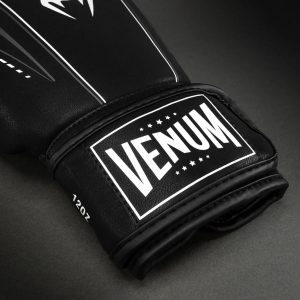Боксови Ръкавици Venum Streamline Boxing Gloves Black/White – изглед отзад