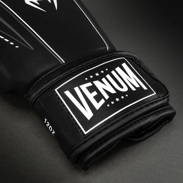 Боксови Ръкавици Venum Streamline Boxing Gloves Black/White – изглед отзад