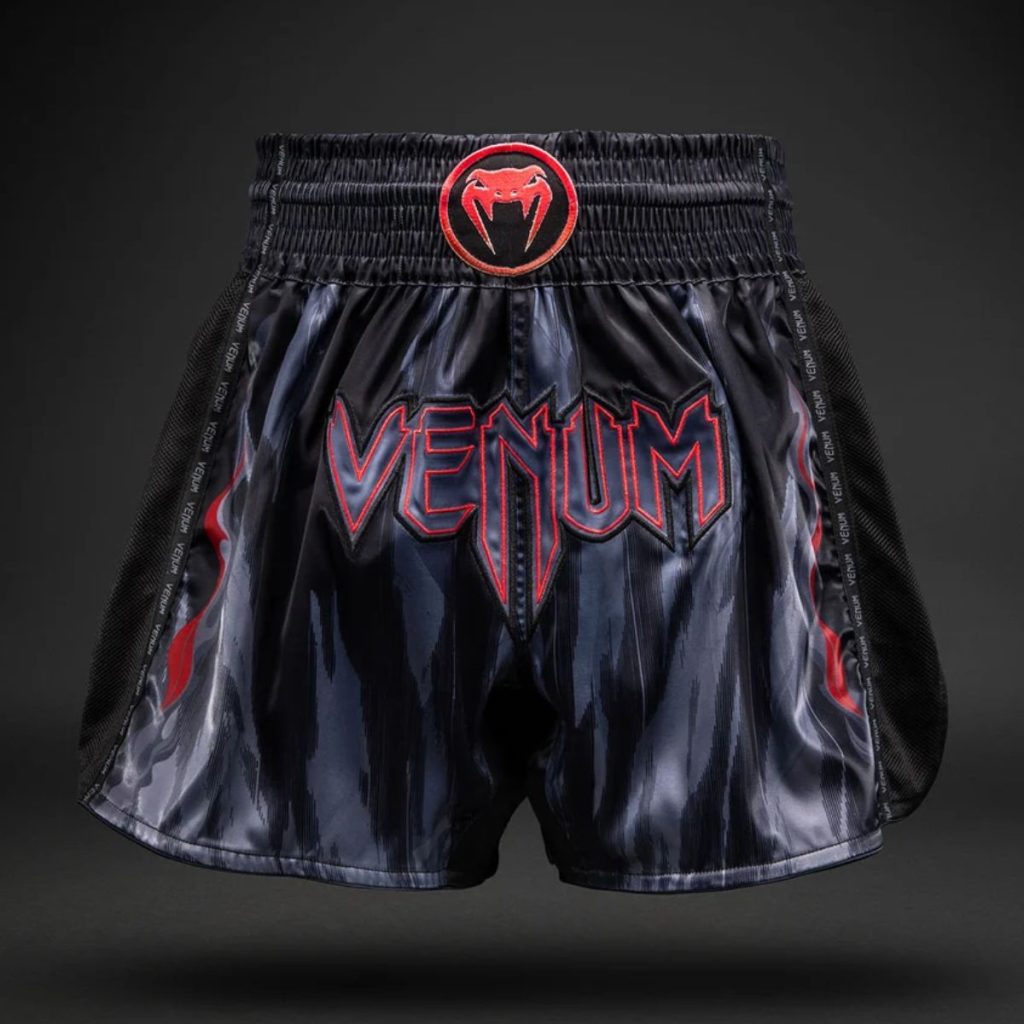 Муай Тай Шорти Venum Demon Muay Thai Shorts - Black/Grey
