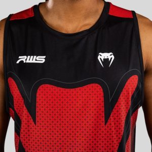 потник venum x rws 2.0 men’s dry-tech tank top - black/red 3