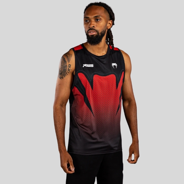 потник venum x rws 2.0 men’s dry-tech tank top - black/red