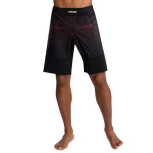 шорти venum g-fit air men's fight shorts - deep black/fire red