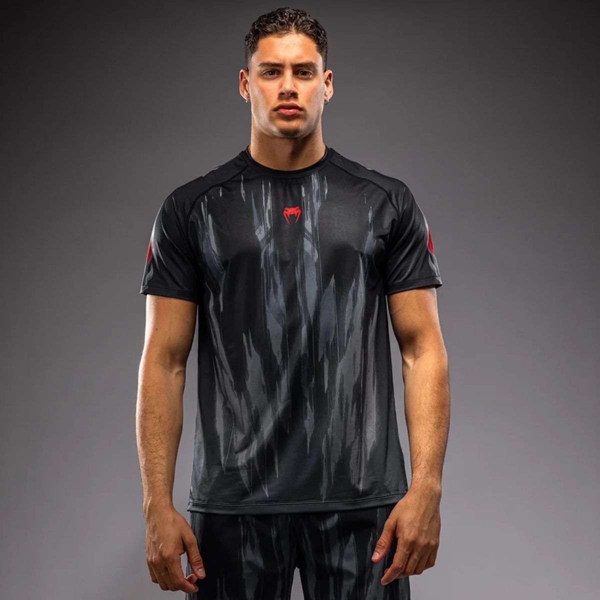 Тениска Venum Demon Dry Tech T-Shirt – Black/Grey