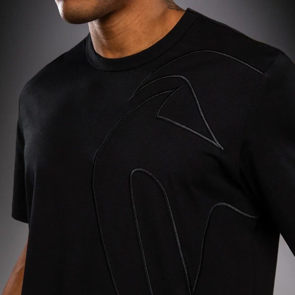 Тениска Venum Giant 3D T-Shirt Black – детайл на бродерията