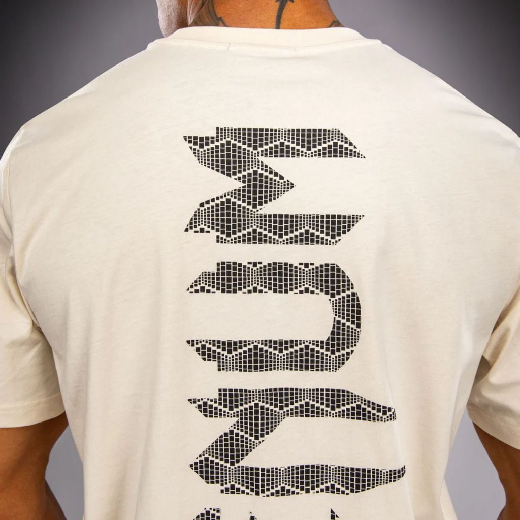 Тениска Venum Naga T-Shirt Off-White - страничен изглед