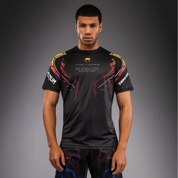 тениска venum x tekken 8 dry-tech yoshimitsu - black/orange