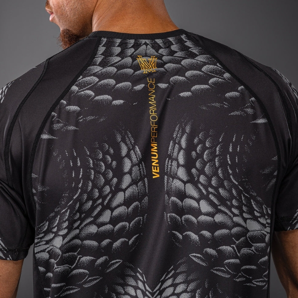 тениска venum matupa dry tech t-shirt - black/grey/gold 2