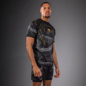 тениска venum matupa dry tech t-shirt - black/grey/gold 1