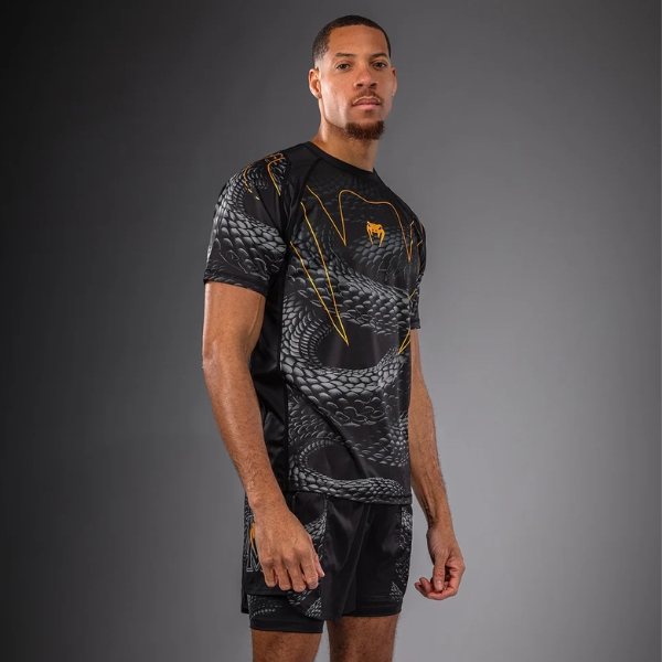 тениска venum matupa dry tech t-shirt - black/grey/gold 1