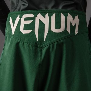 Детски Шорти Venum Attack Kids Fightshorts - Forest Green Off White 2