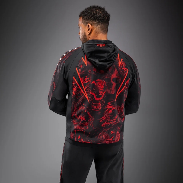 суичър venum 20th anniversary track jacket - black/red 1