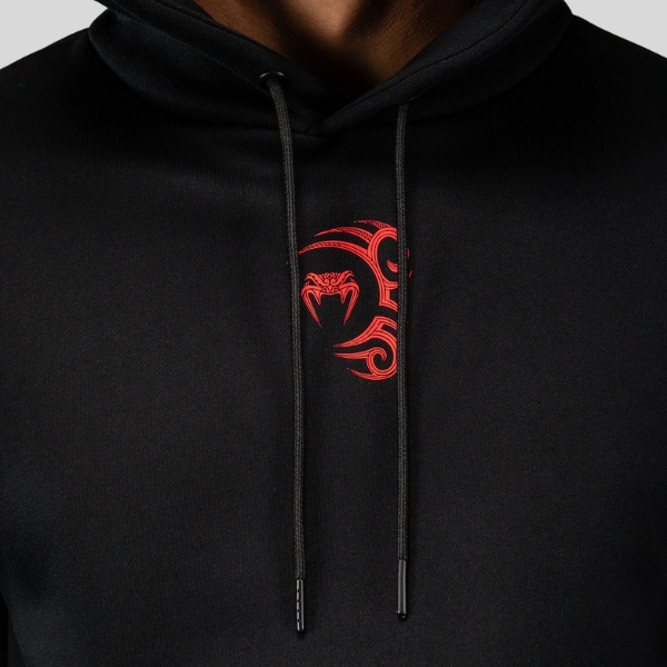 суичър venum x mike tyson tiger hoodie - deep black intense red 3