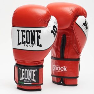 боксови ръкавици leone shock red