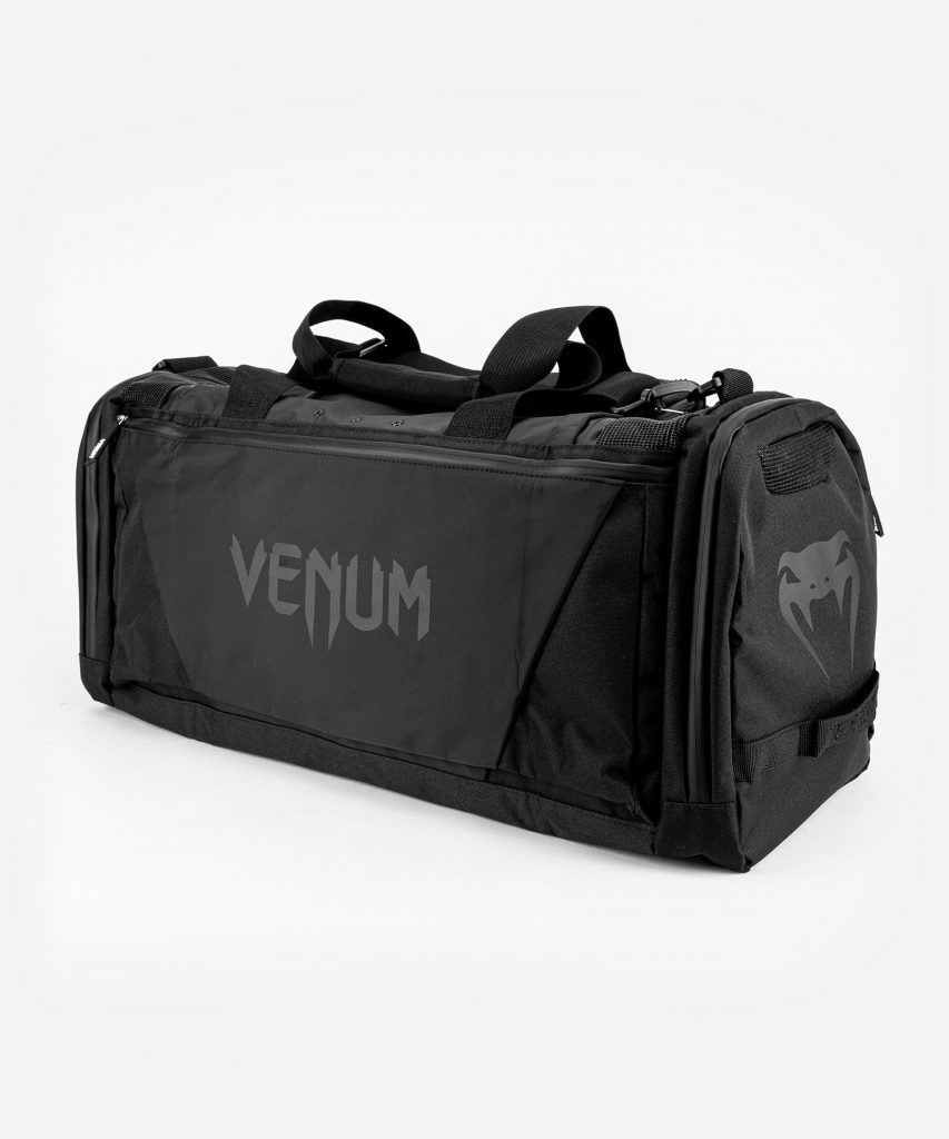 Спортен сак Venum Trainer Lite Evo Black/Black – страничен изглед
