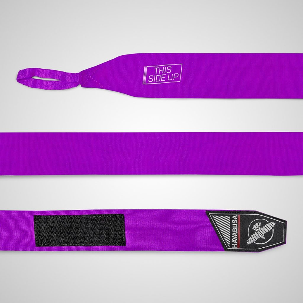 Боксови бинтове Hayabusa Purple детайл