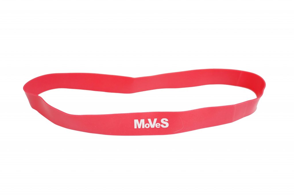 Ластик Лента в Кръг Червен Mini Band Moves 2