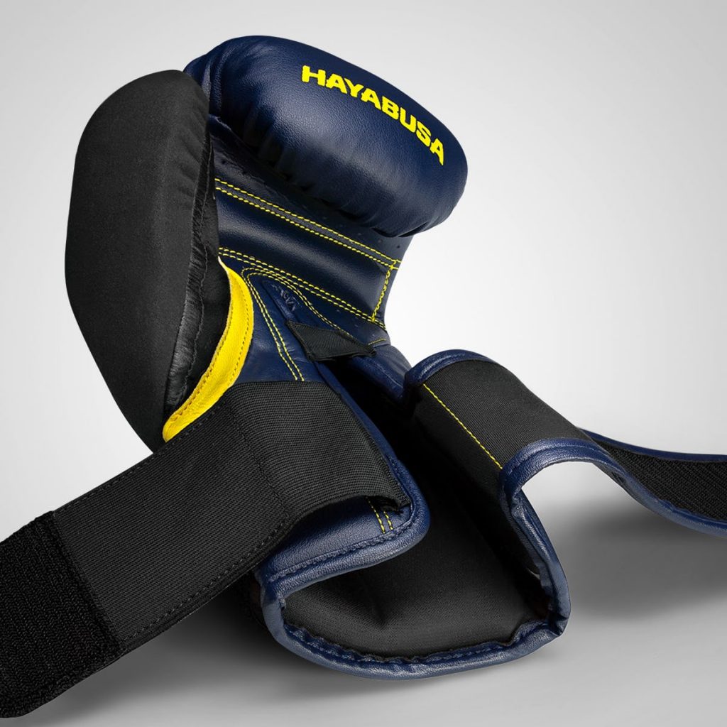 РЪКАВИЦИ HAYABUSA T3 BOXING GLOVES NAVY YELLOW 4