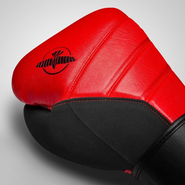 РЪКАВИЦИ HAYABUSA T3 BOXING GLOVES RED BLACK 3