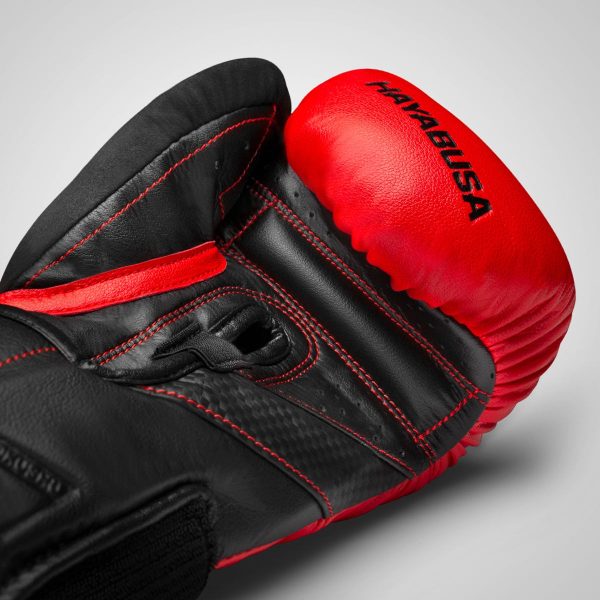 РЪКАВИЦИ HAYABUSA T3 BOXING GLOVES RED BLACK 5