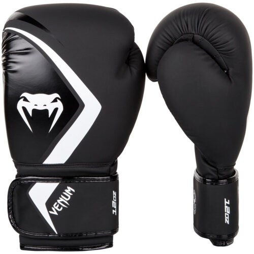 боксови ръкавици venum contender 2.0 black/grey/white