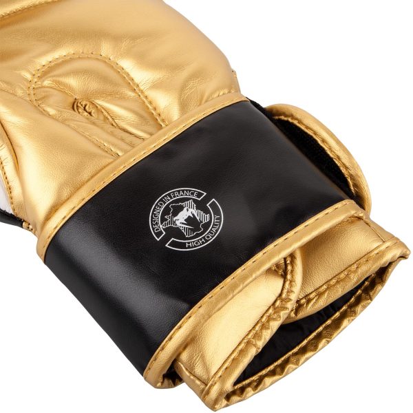 РЪКАВИЦИ VENUM BOXING GLOVES CONTENDER 2 BLACK WHITE GOLD 2