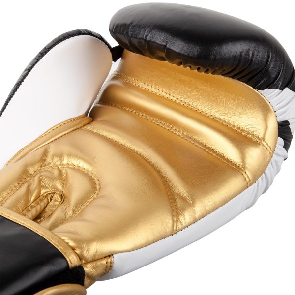РЪКАВИЦИ VENUM BOXING GLOVES CONTENDER 2 BLACK WHITE GOLD 3