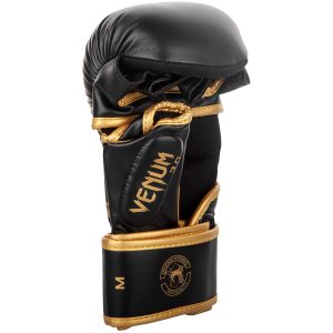 РЪКАВИЦИ VENUM SPARRING GLOVES CHALLENGER 3.0 BLACK GOLD 2