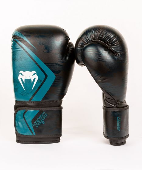 РЪКАВИЦИ Venum Defender Contender 2 0 Boxing Gloves BlackGreen 1