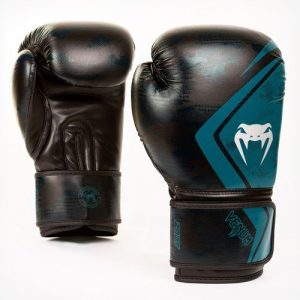 боксови ръкавици venum defender contender 2.0 boxing gloves - black/green