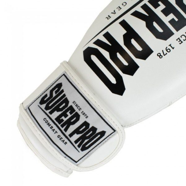Ръкавици Super Pro Champ Boxing Gloves White Black 4