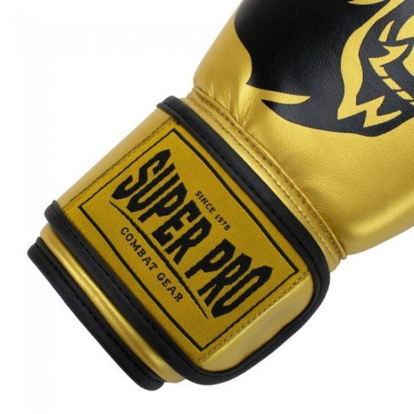 Ръкавици Super Pro Talent Boxing Gloves Gold Black 5