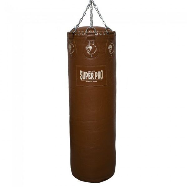 Чувал Super Pro Leather Punch Bag Gigantor Classic Brown 138x42 cm 5