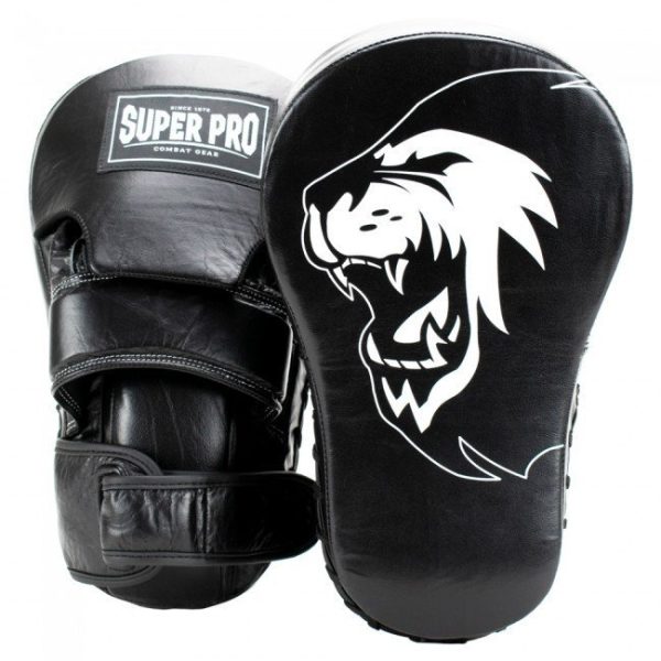 за Бокс Super Pro Leather Long Curved Mitts 3