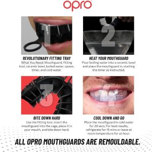 протектор за зъби opro silver jawz black/silver 1