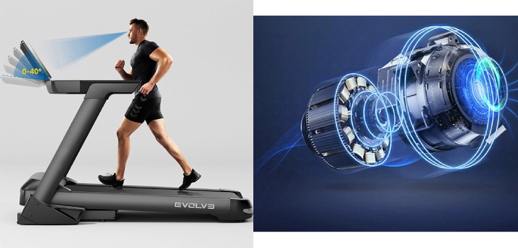 мотор на бягаща пътека evolve fitness