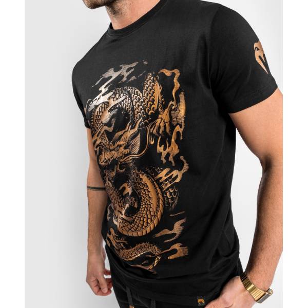 тениска venum dragon's flight black/bronze 1