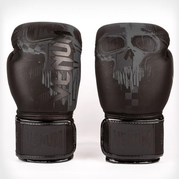 боксови ръкавици venum skull black/black