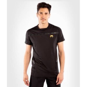 тениска venum g-fit dry-tech black/gold