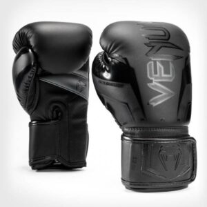 боксови ръкавици venum elite evo black/black