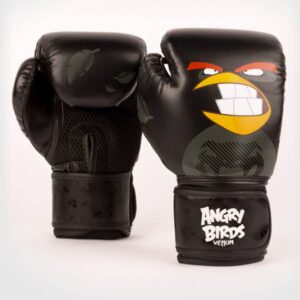 детски боксови ръкавици venum angry birds black
