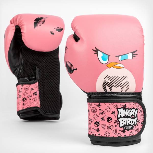 детски боксови ръкавици venum angry birds pink