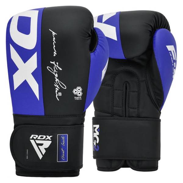 боксови ръкавици rdx f4 black/blue
