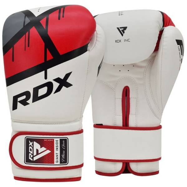 боксови ръкавици rdx f7 ego black red