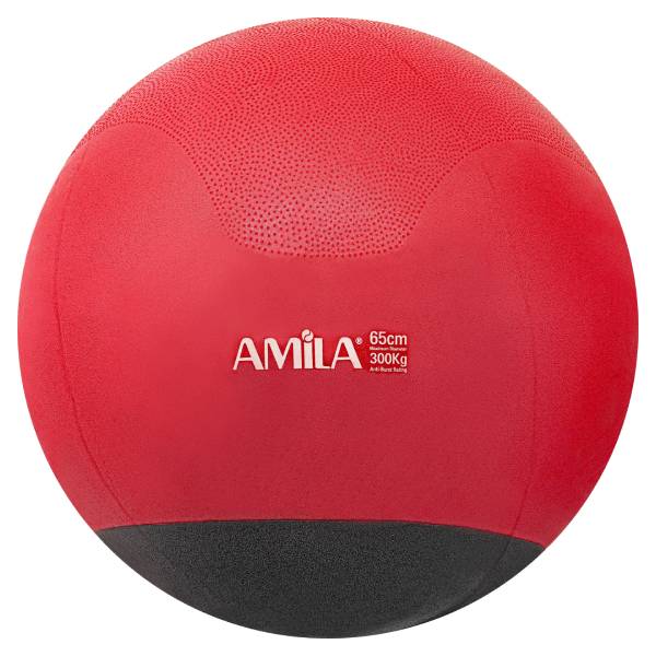 топка за гимнастика amila fitness 65см red