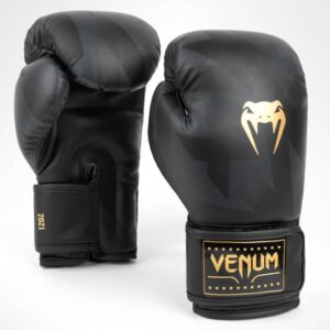 боксови ръкавици venum razor black/gold 1