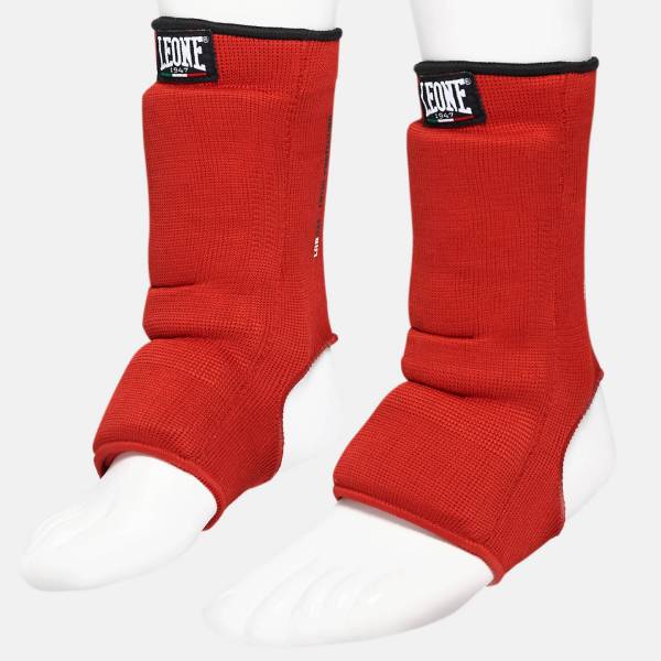 наглезенки leone padded ankle guards red