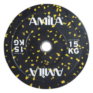 олимпийски гумиран диск amila bumper 15кг - 2бр