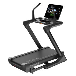 Бягаща пътека Evolve 225-TFT с 21.5 инча TFT конзола – изглед отпред вляво