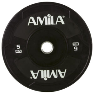 олимпийски гумиран диск amila w bumper 5кг – 2бр